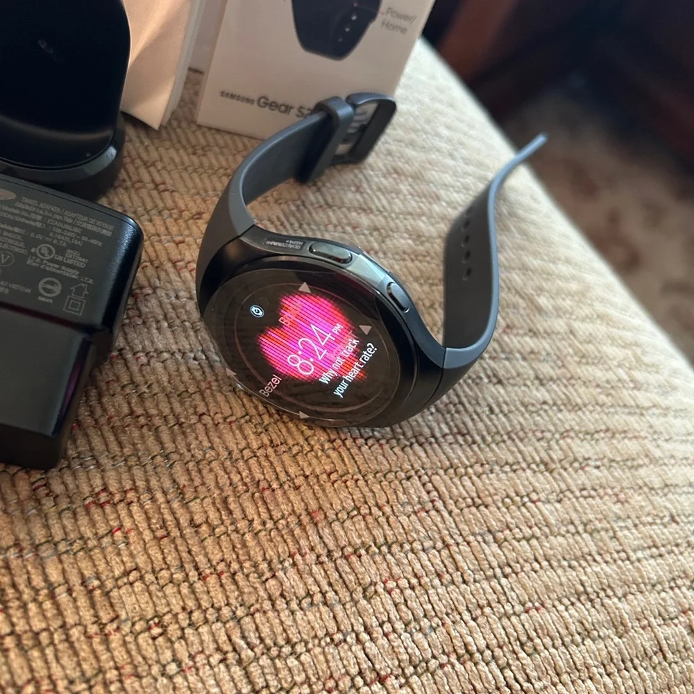 Samsung Gear S2 Black Smartwatch with Advanced Fitness Features.att company.